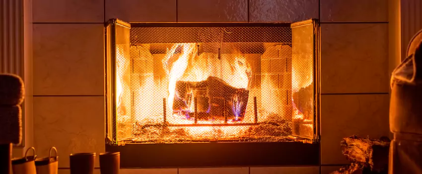Mendota Hearth Landscape Fireplace Installation in Cookeville, Tennessee
